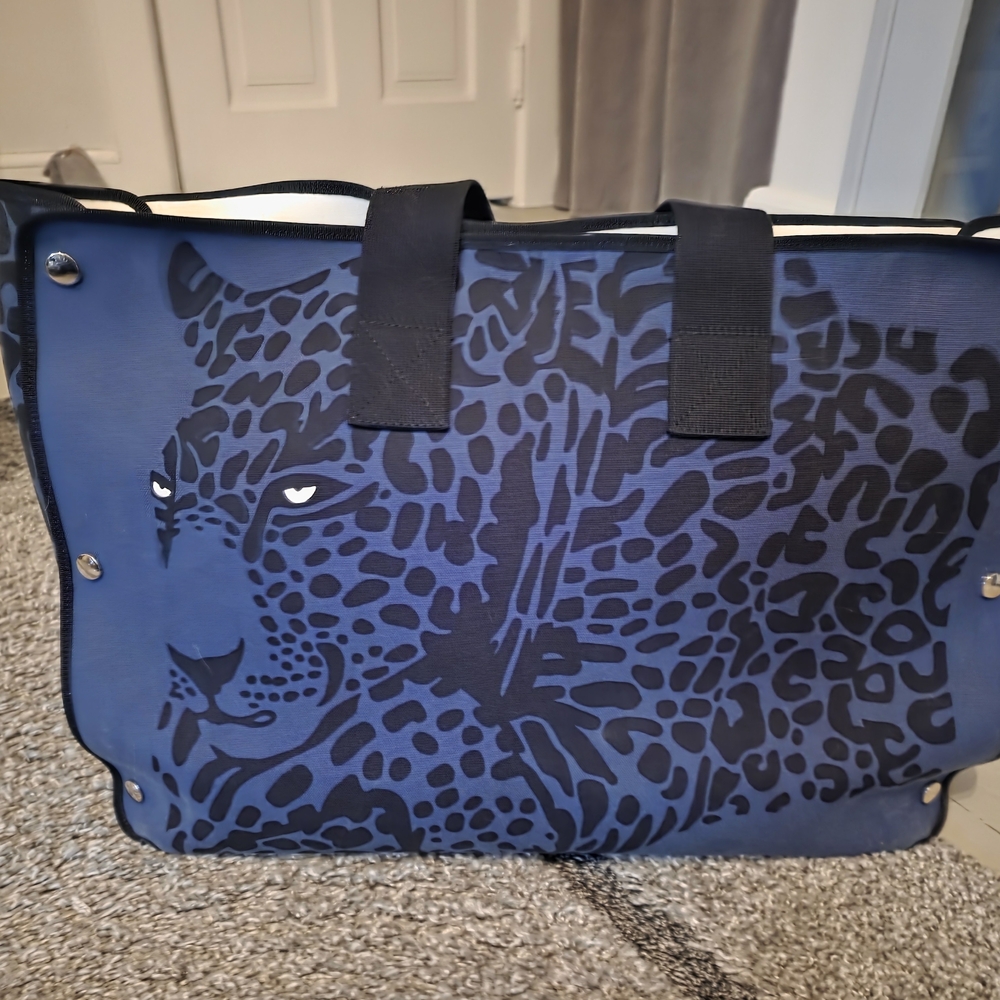 Authentic HERMES Leopard Large Canvas Tote! - Picture 3 of 13